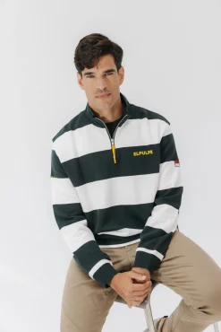 Sweatshirt com logo riscas Perkins