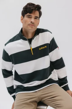 Sweatshirt com logo riscas Perkins
