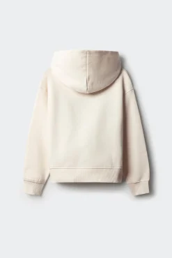 Sweatshirt com zíper para menina.