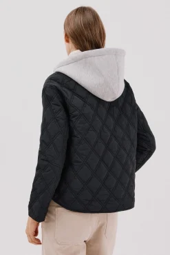 sweatshirt curto com capuz
