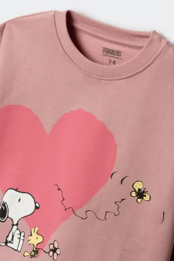 Sweatshirt da garota Snoopy