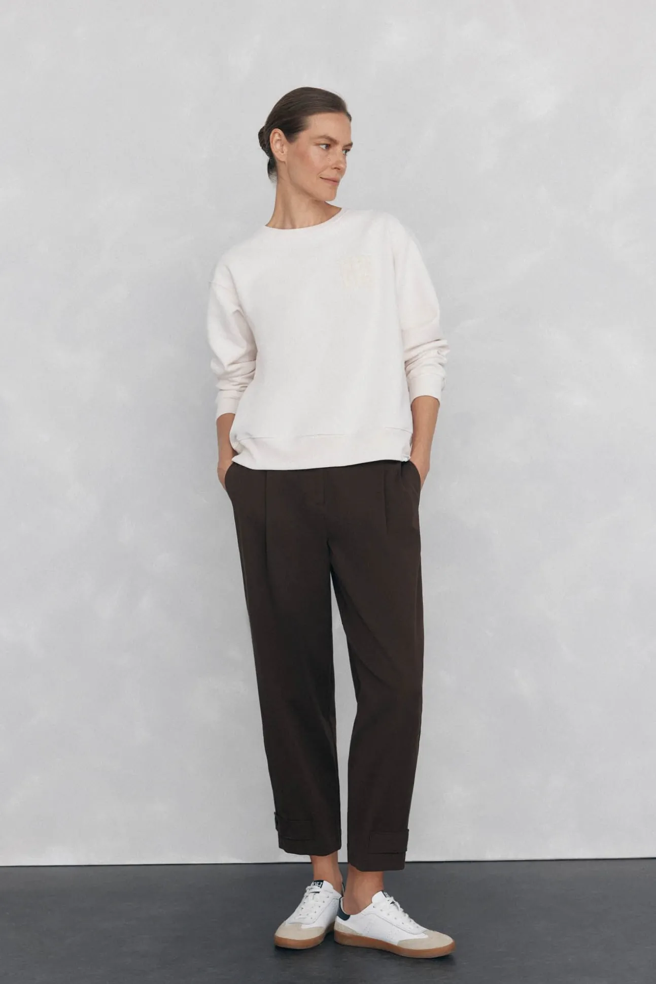 Sweatshirt de algodão espanhol