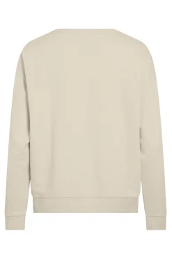 Sweatshirt de algodão orgânico com bordado