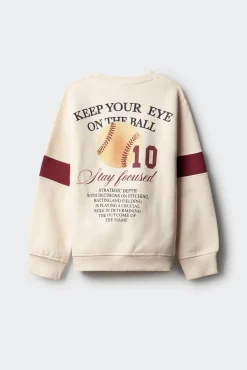 Sweatshirt de caixa de beisebol