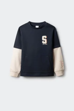Sweatshirt de duas camadas para meninos