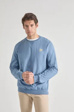 Sweatshirt de gola redonda estampada