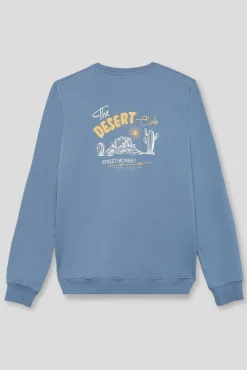 Sweatshirt de gola redonda estampada