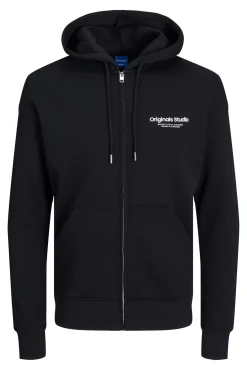 Sweatshirt descontraída com fecho-éclair