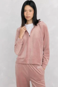 Sweatshirt esportivo com capuz de veludo