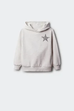 Sweatshirt estrela com costas para menina