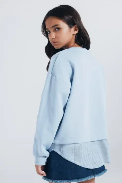Sweatshirt feminino da liga