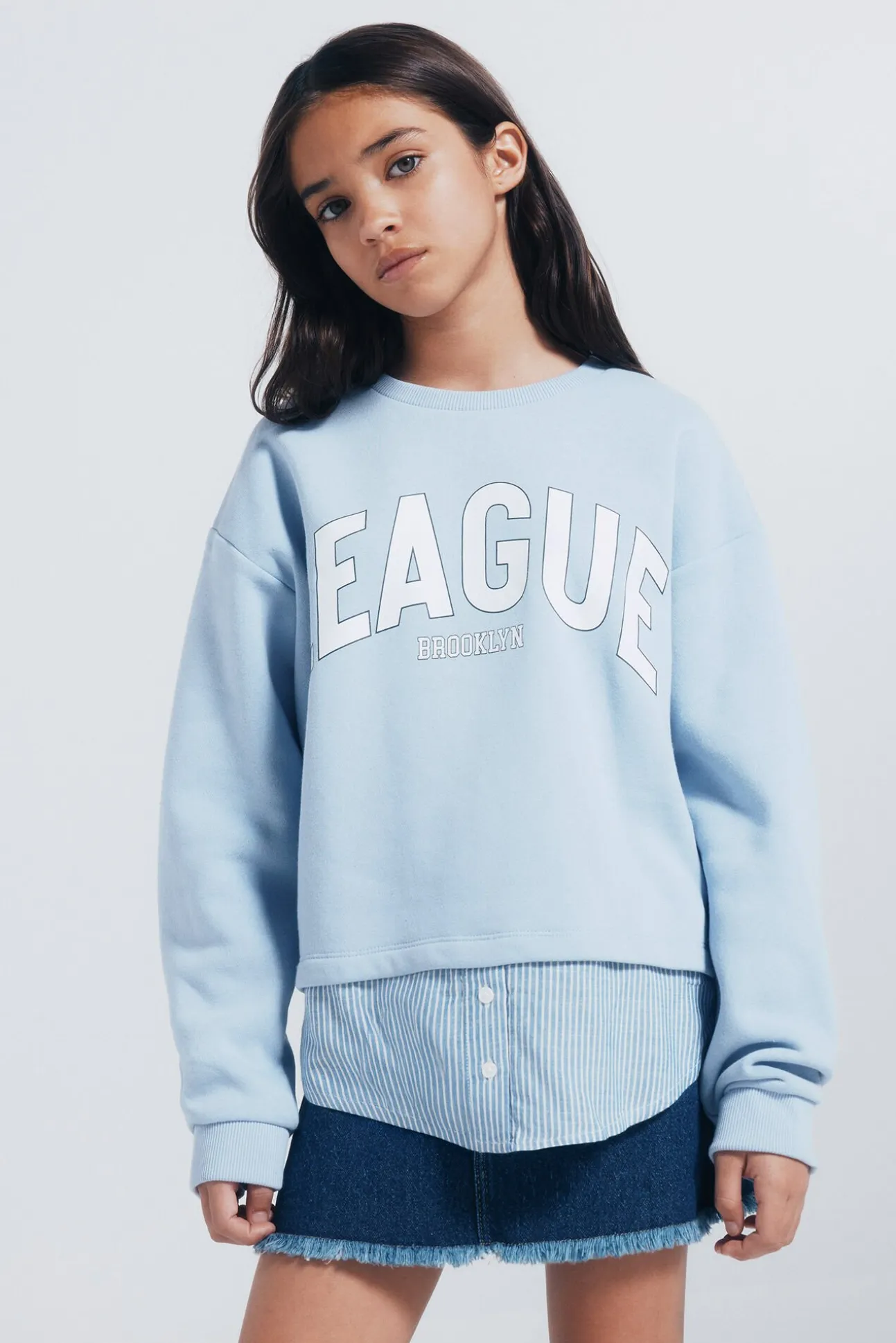 Sweatshirt feminino da liga