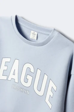 Sweatshirt feminino da liga
