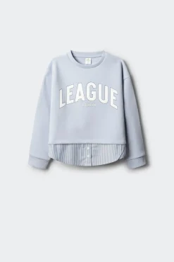 Sweatshirt feminino da liga