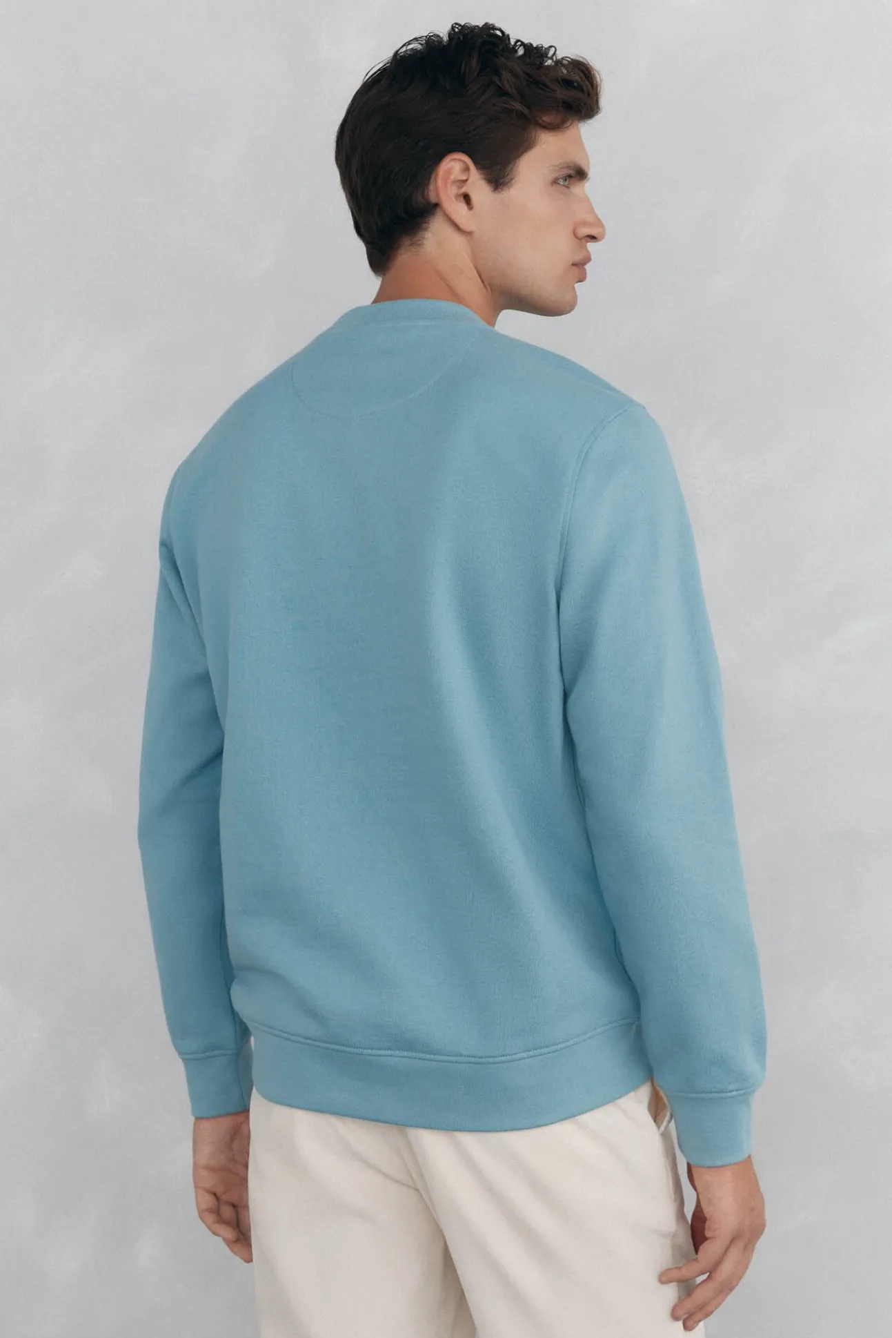 Sweatshirt gola caixa