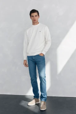 Sweatshirt gola caixa