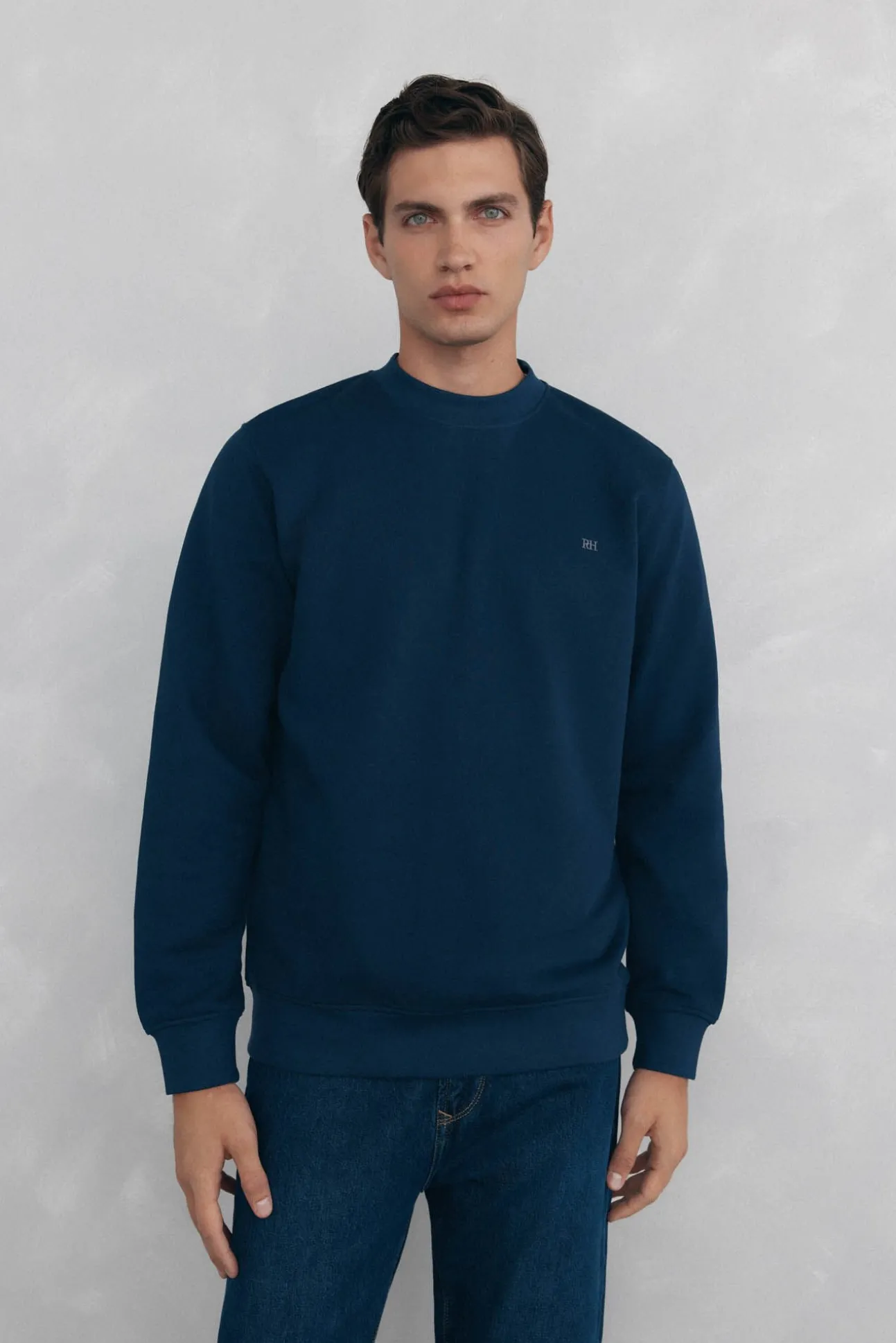 Sweatshirt gola caixa