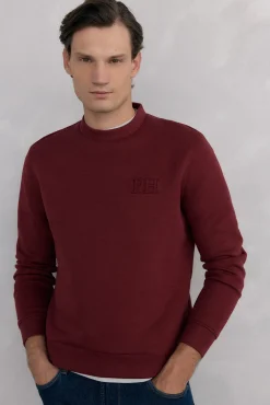 Sweatshirt gola caixa tecido técnico