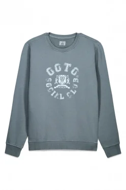 Sweatshirt gráfica gola caixa