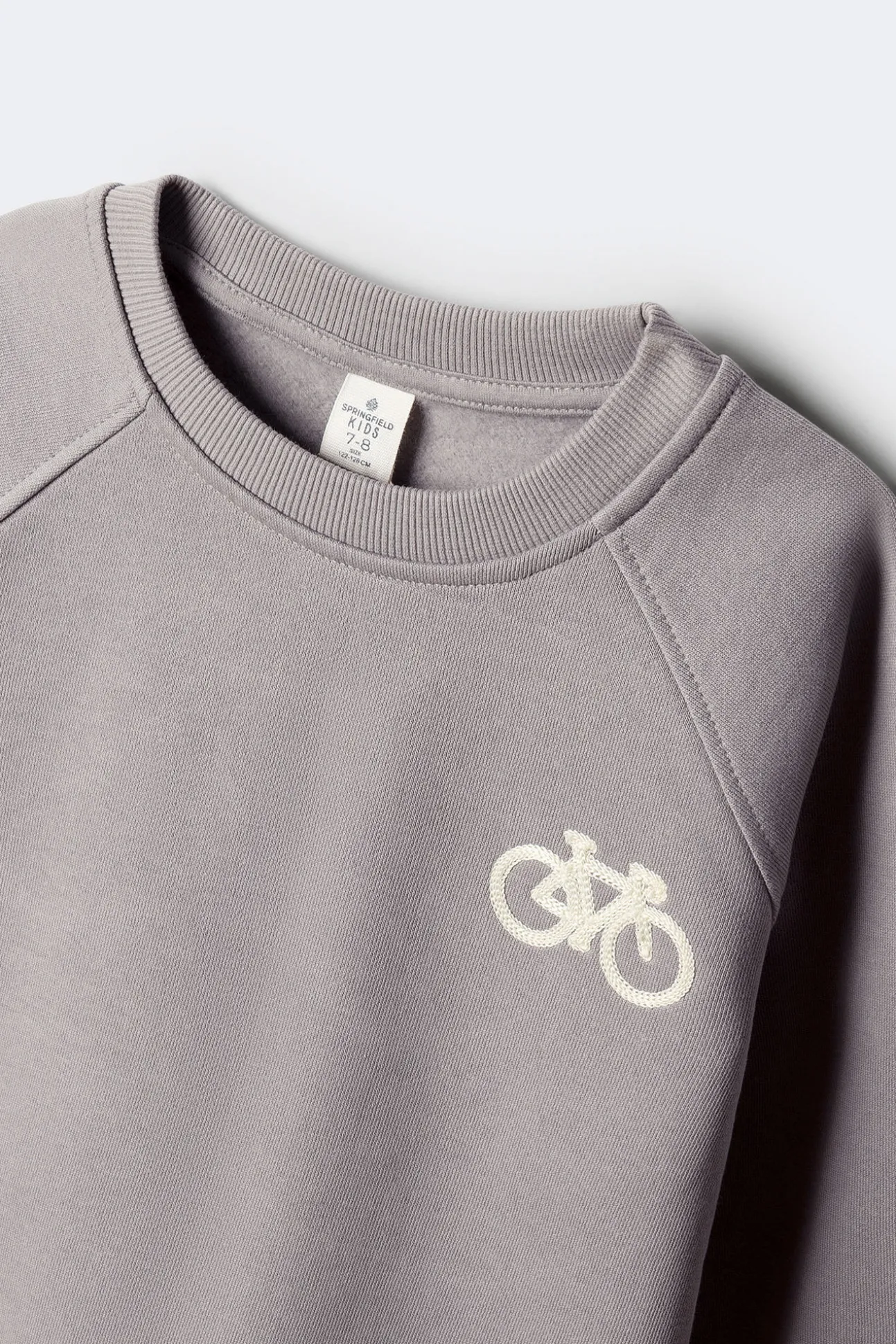 Sweatshirt infantil capuz para ciclismo