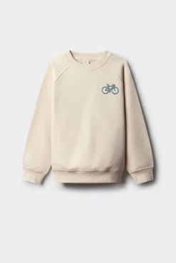 Sweatshirt infantil capuz para ciclismo