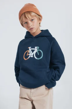 Sweatshirt infantil com capuz para capuz