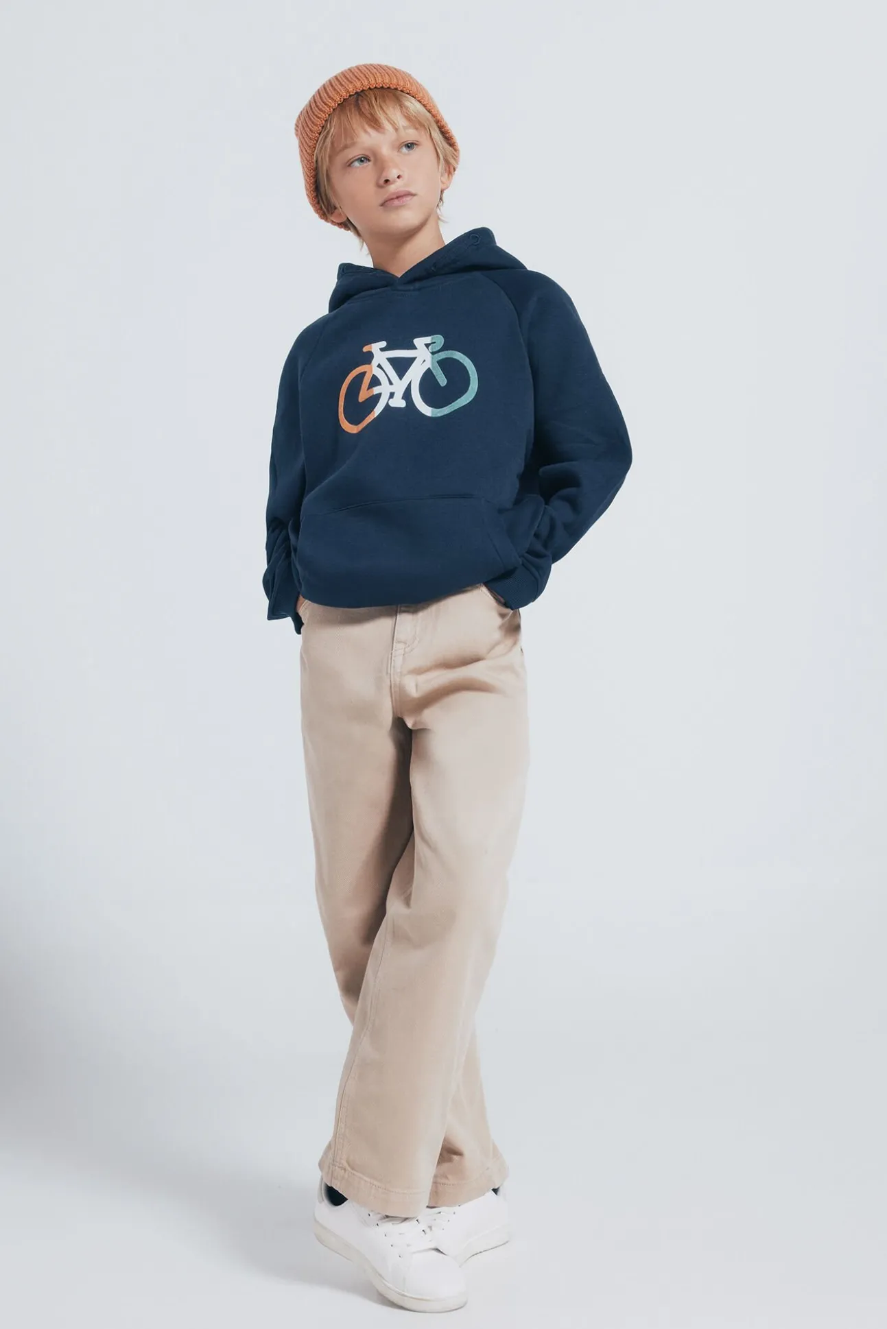 Sweatshirt infantil com capuz para capuz