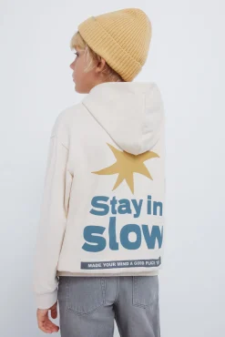 Sweatshirt infantil com capuz