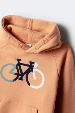 Sweatshirt infantil com capuz para capuz