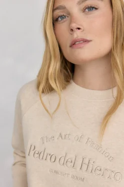 Sweatshirt logo bordado