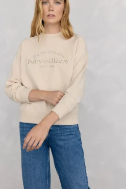 Sweatshirt logo bordado