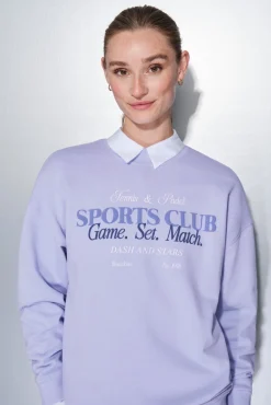 Sweatshirt plush lilás 100% algodão