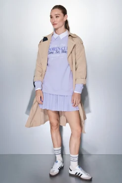 Sweatshirt plush lilás 100% algodão
