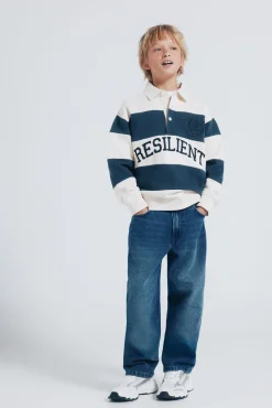 Sweatshirt riscas para meninos