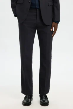 Terno slim fit de duas peças em lã fria