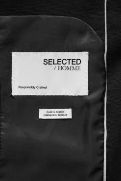 Terno slim fit de duas peças em lã fria