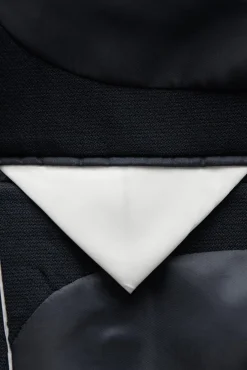 Terno slim fit de duas peças em lã fria