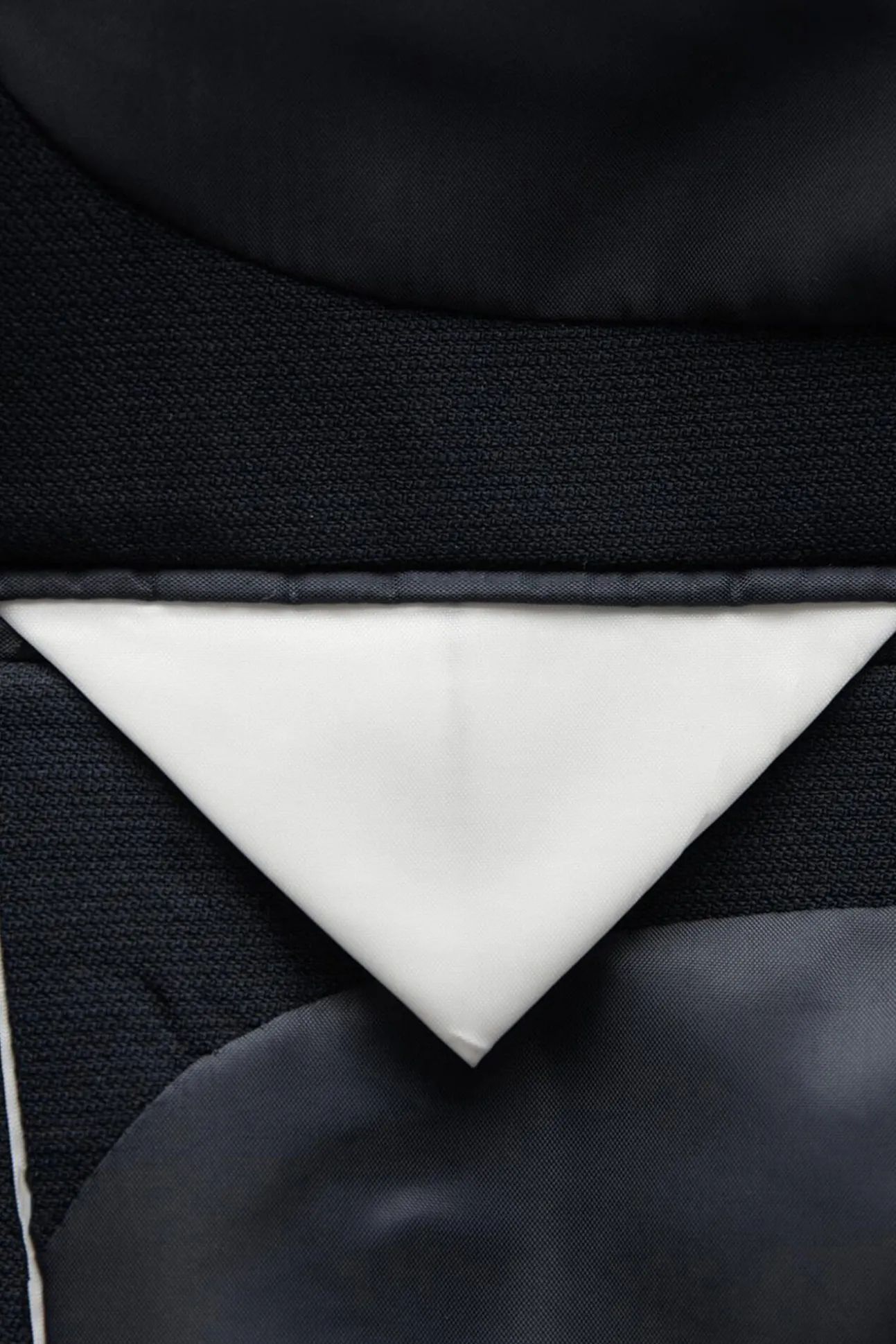 Terno slim fit de duas peças em lã fria