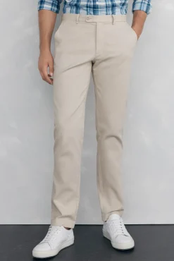 Textura de regular fit Chino