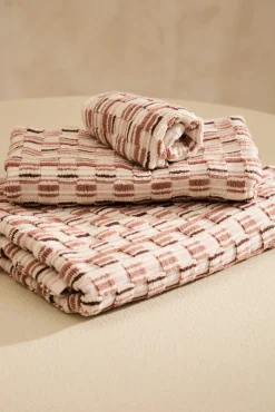 Toalha de banho de algodão felpudo Mercury Jacquard