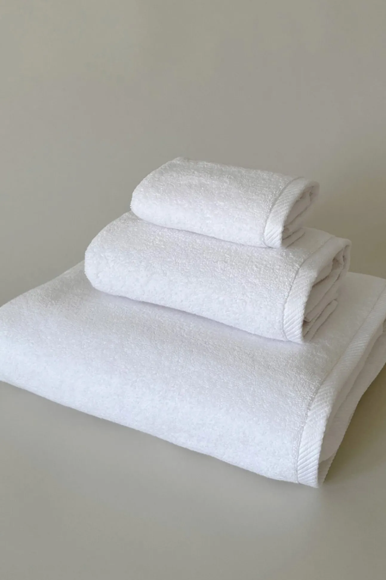 Toalha toucador asana 600 g/m2 zero twist branco 30x50