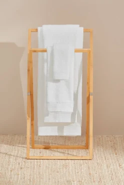 Toalha toucador friso algodão egípcio 30 x 50 cm.