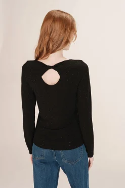 Top colado com lurex