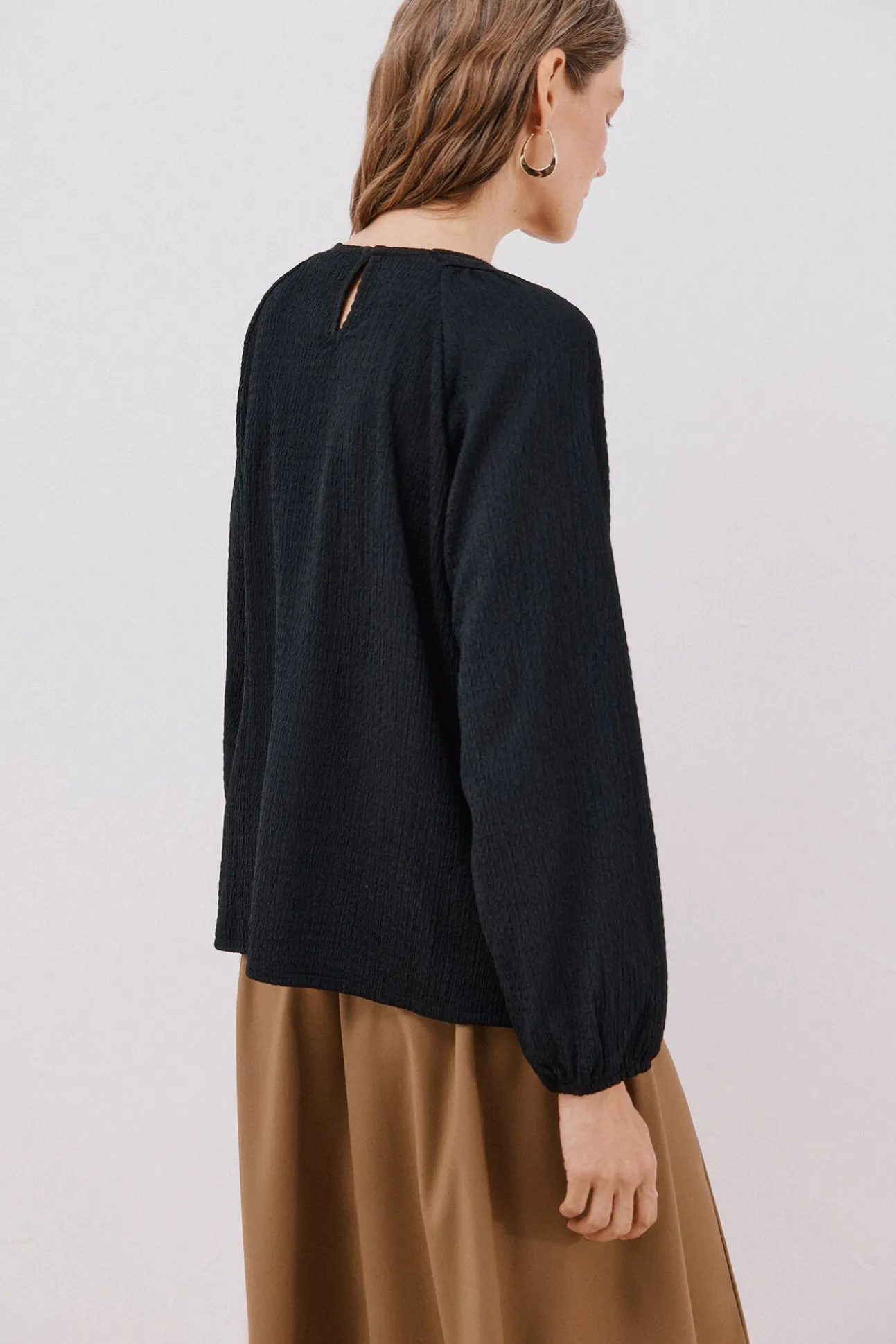 Top de crochet com patch