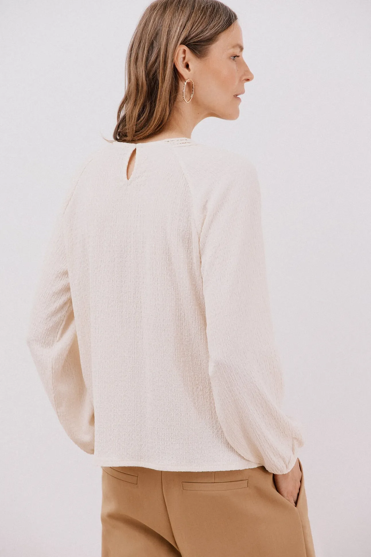 Top de crochet com patch