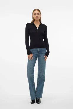 Top de malha estilo polo