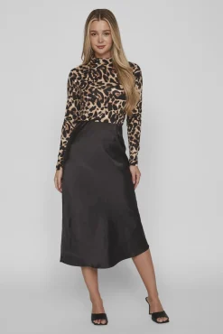 Top de manga comprida leopardo