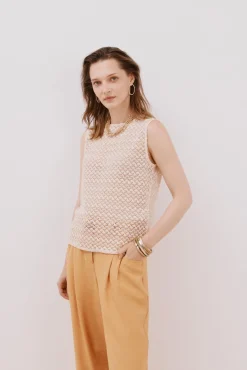 Top estruturado em lurex