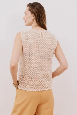 Top estruturado em lurex