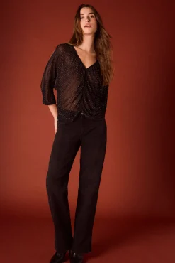 Top lurex fluído